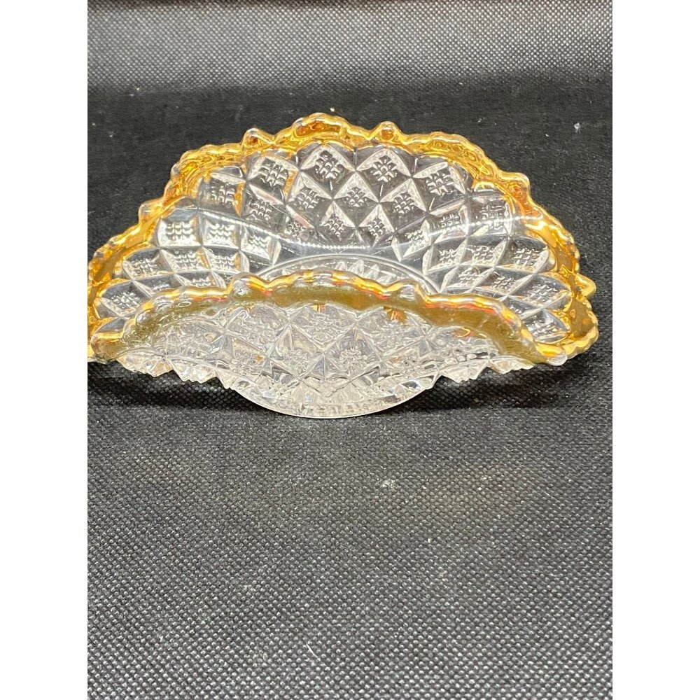 EAPG Possibly a Calling Card Dish Real Gold Trim